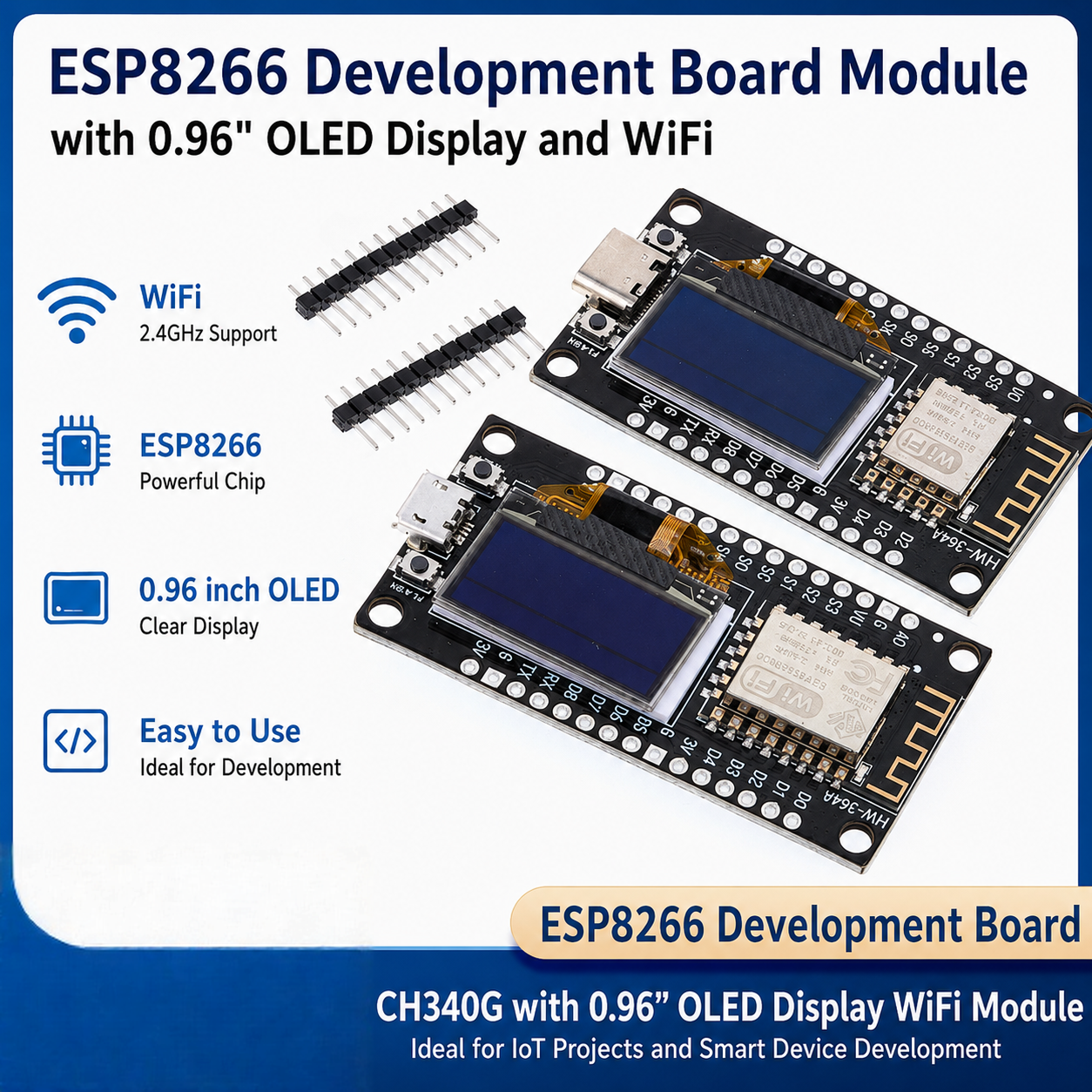 Smart Home Esp8266 - NodeMCU ESP8266 Development Board With 0.96