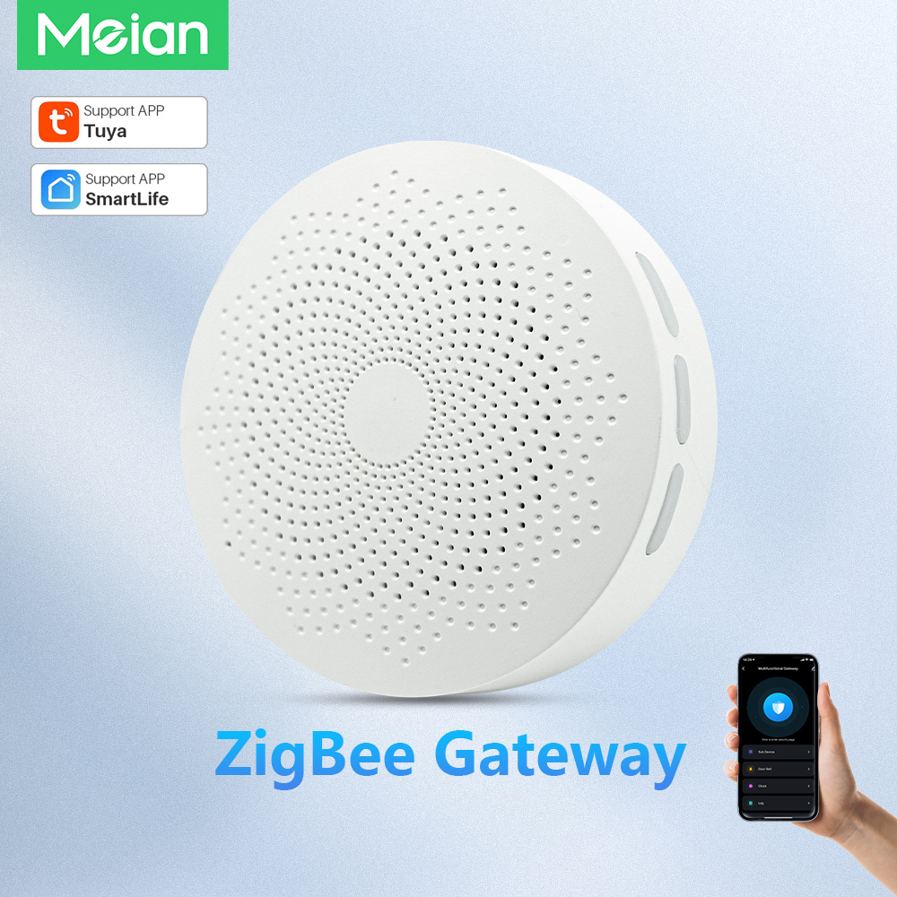 Smart Home Zigbee 3.0 - Meian Tuya Zigbee Gateway Multi-Mode Zigbee