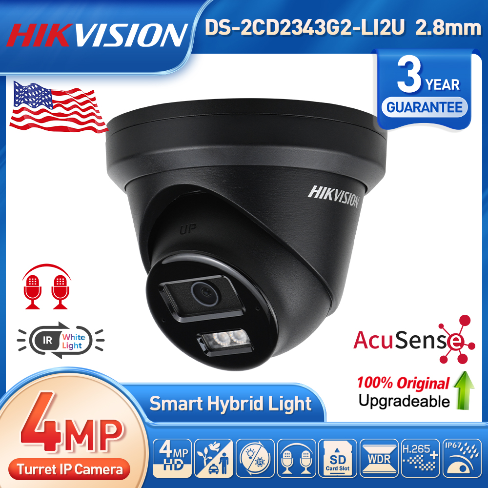 Smart Home Hikvision - Hikvision 4MP Smart Hybrid light Mic