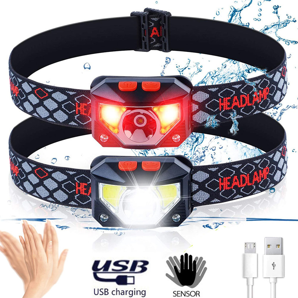 Motion Sensor Light - 8 Modes LED Headlight Handfress Motion