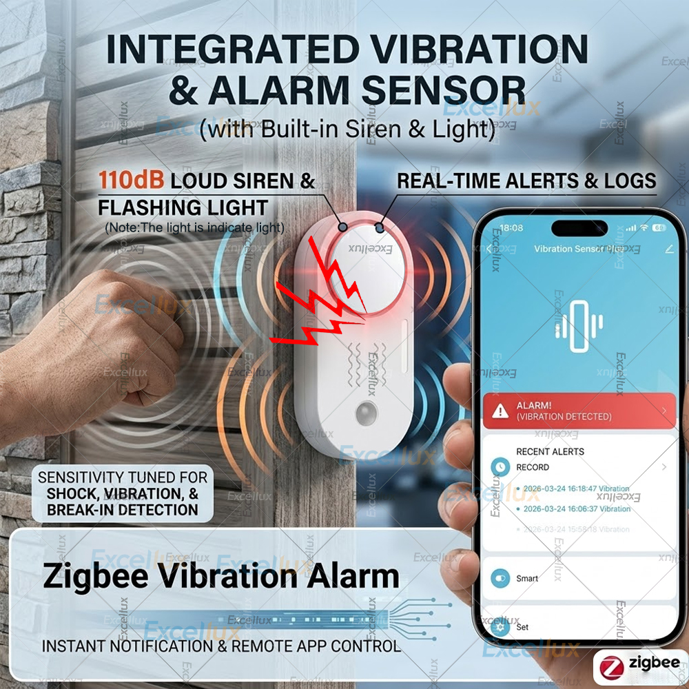 Zigbee 3.0 Siren Alarm 110dB V - Smart Home Zigbee 3.0 avaliação e preço