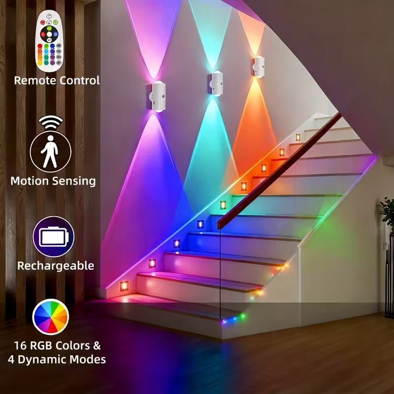 RGB Smart Motion Sensor Spotli - Motion Sensor Light avaliação e preço