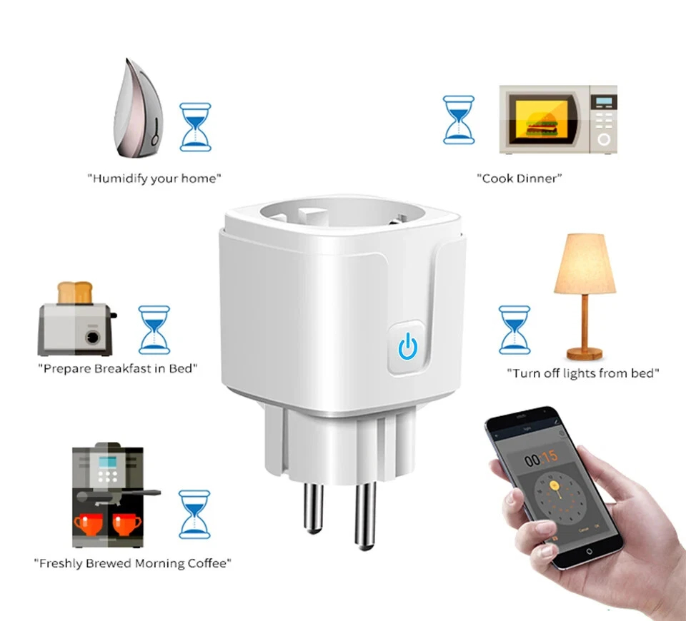 EU Smart Plug WIFI/Zigbee 3.0  - Smart Home Zigbee 3.0 avaliação e preço