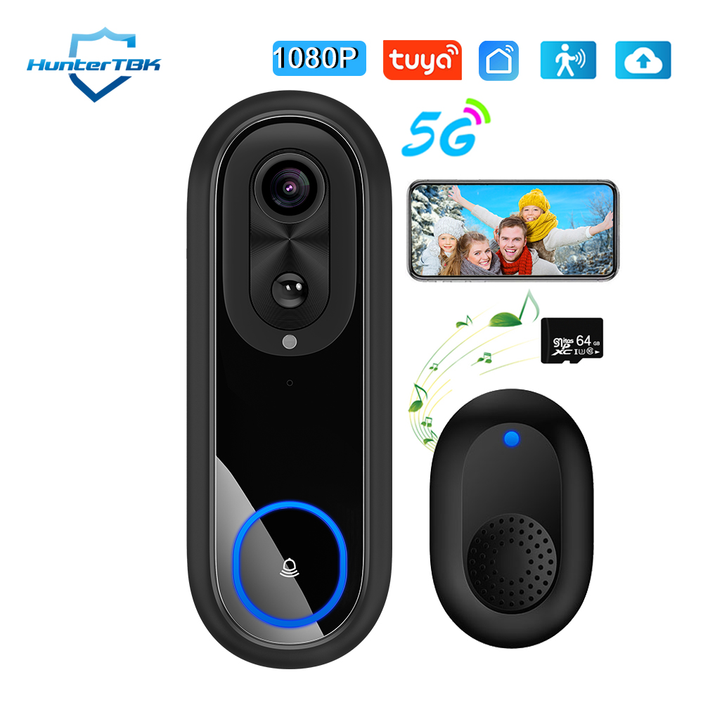5G 2.4G WiFi Video Doorbell 10 - Smart Home Battery Camera avaliação e preço