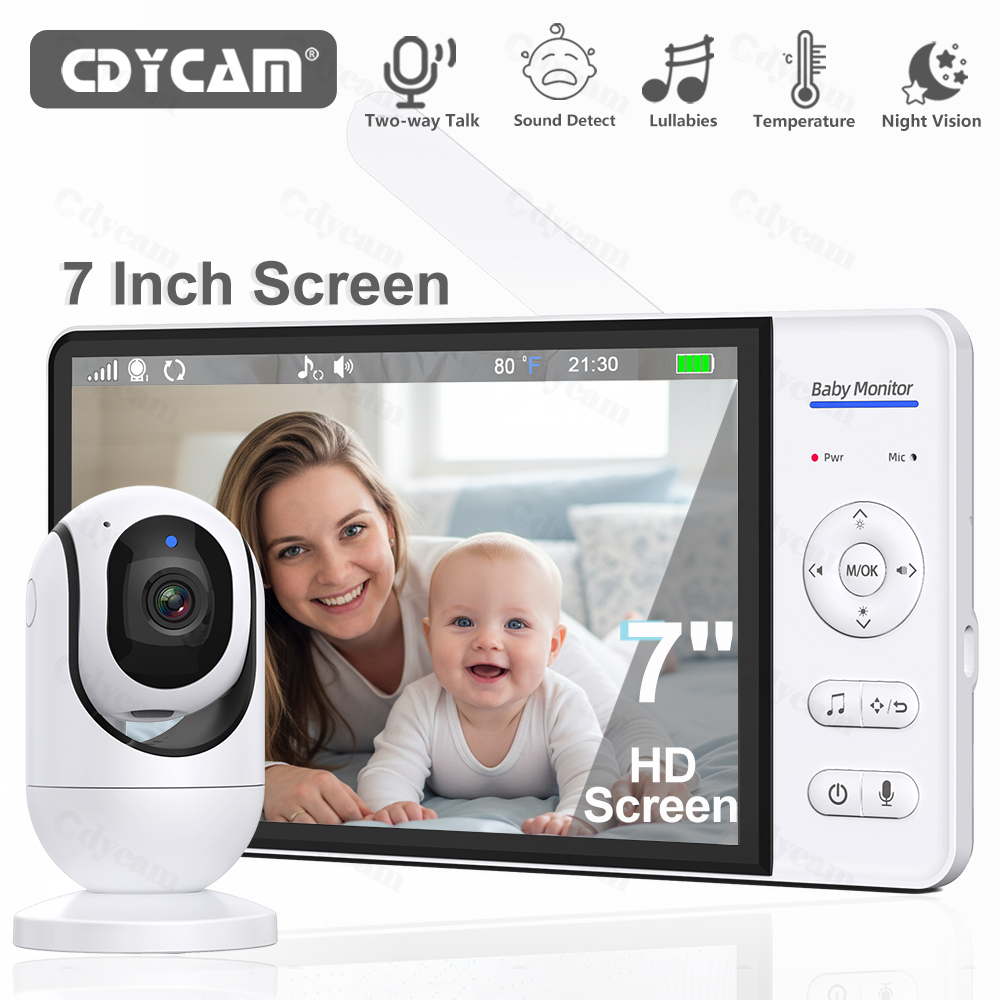 7.0'' Video Baby Monitor 720P  - Smart Home Battery Camera avaliação e preço