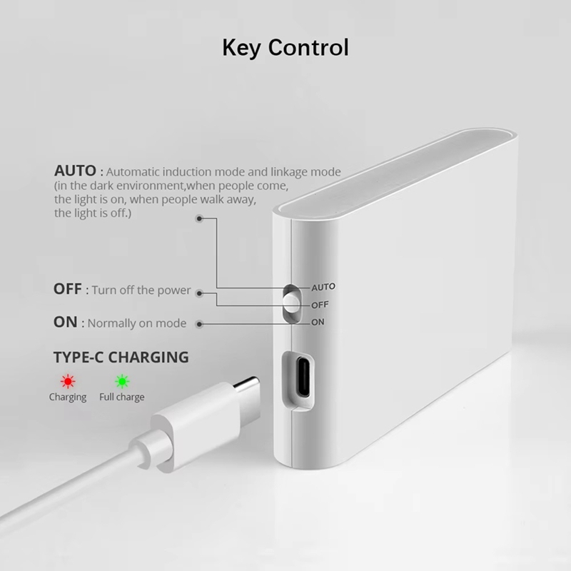 Rechargeable LED Intelligent S - Motion Sensor Light avaliação e preço