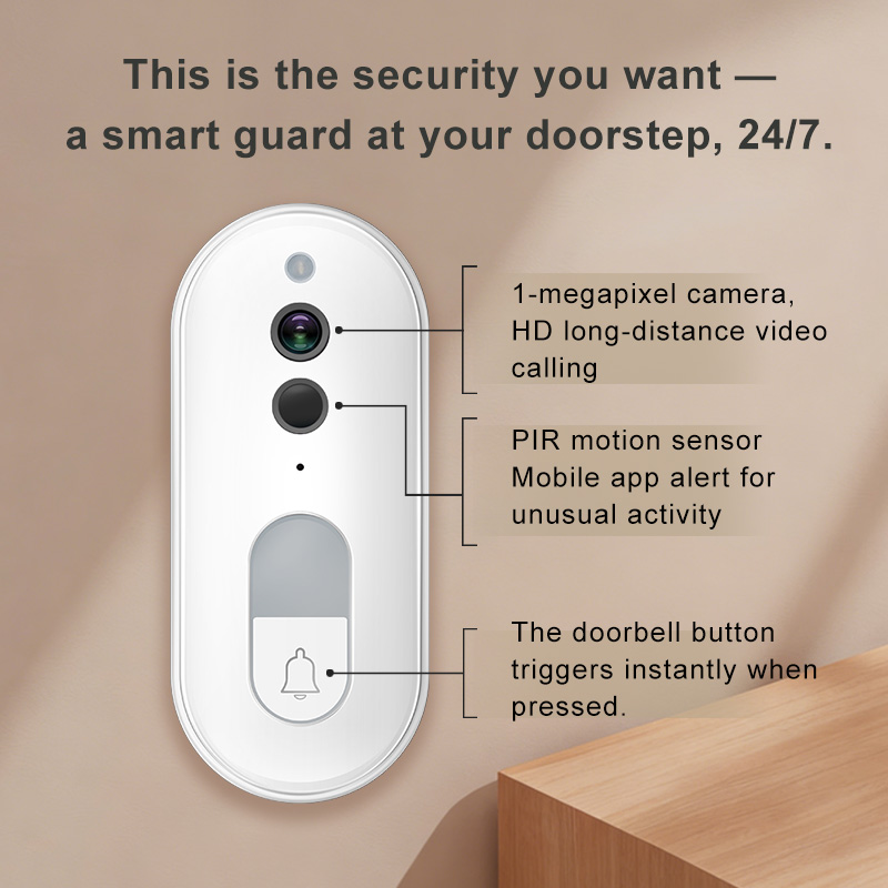 Tuya Smart Video Doorbell Wire - Smart Home Battery Camera avaliação e preço
