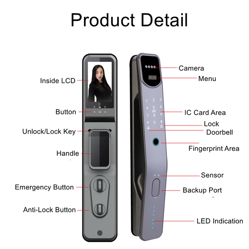Tuya Wifi Electronic Fingerpri - Smart Home Battery Camera avaliação e preço