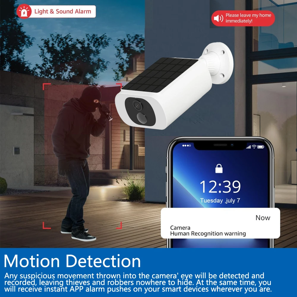 5MP Tuya Smartlife Outdoor Sol - Smart Home Battery Camera avaliação e preço