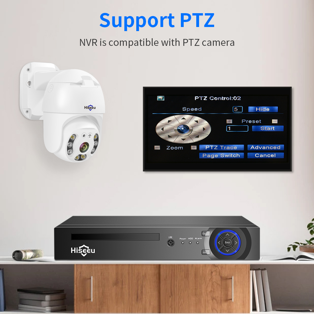 Hiseeu 4CH 10CH 16CH 4K 8MP 5M - Security Ip Camera avaliação e preço