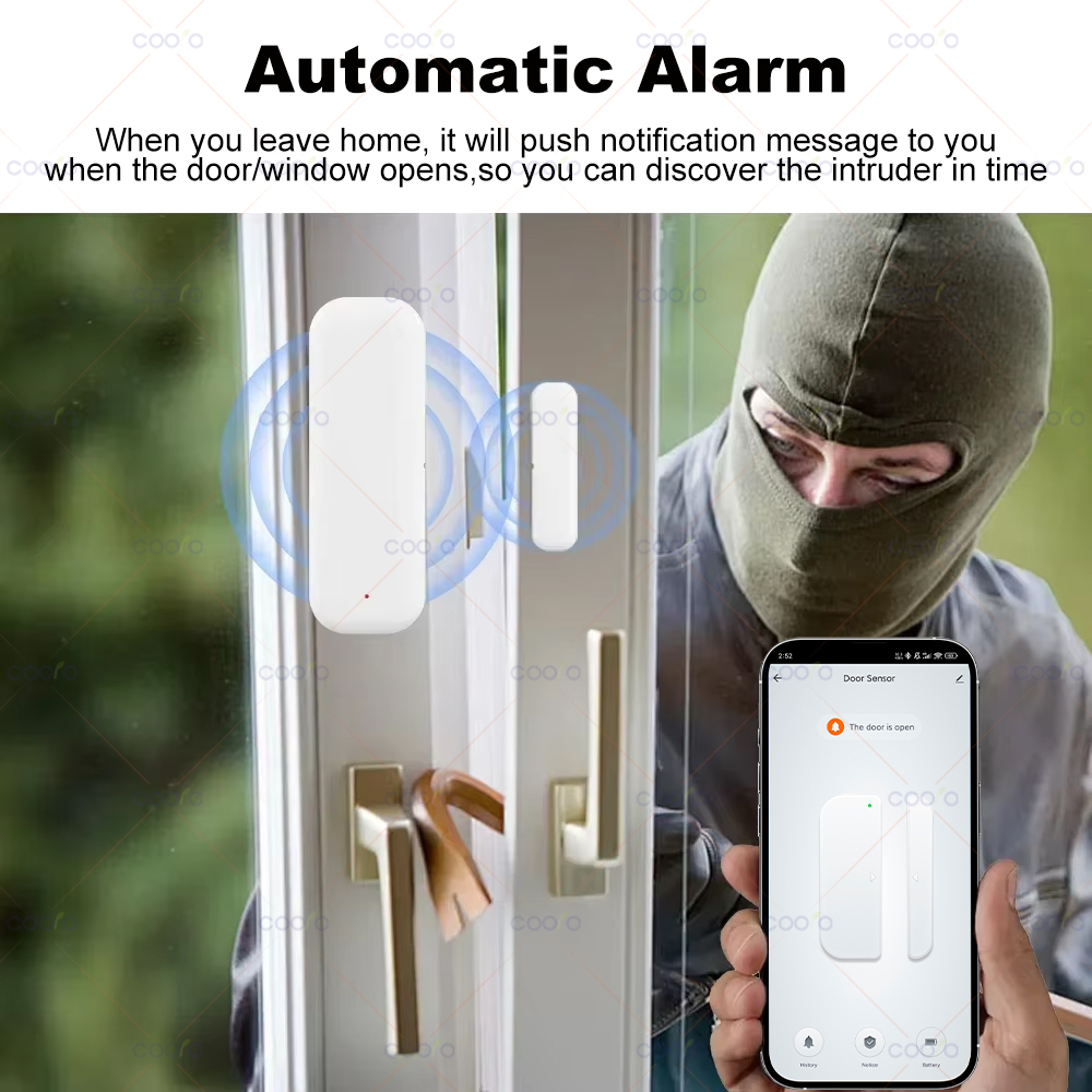 Zigbee 3.0 Door Window Sensor  - Smart Home Zigbee 3.0 avaliação e preço