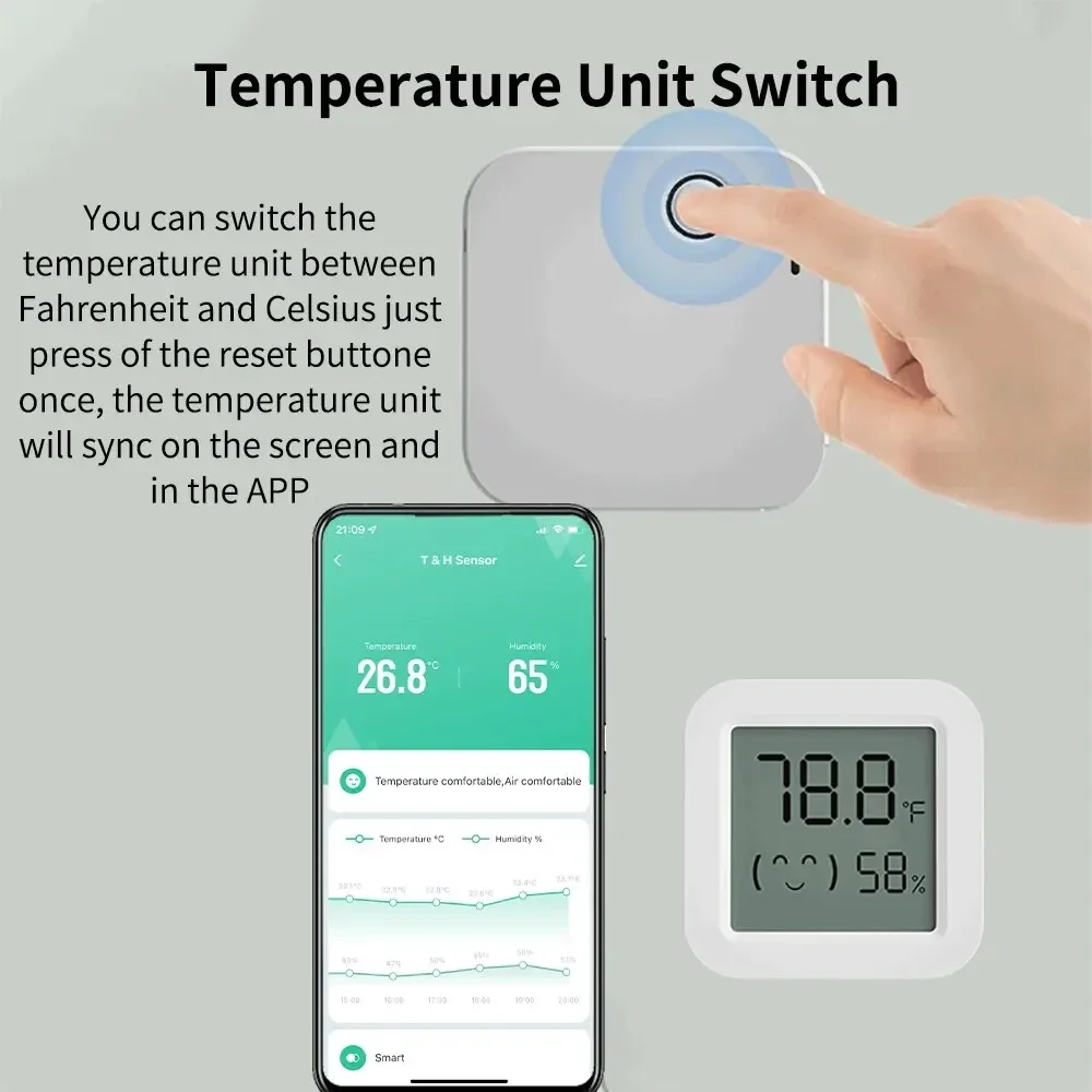 Zigbee 3.0 Temperature Humidit - Smart Home Zigbee 3.0 avaliação e preço
