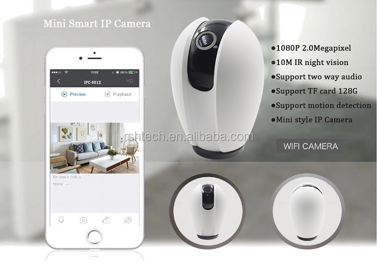 Wireless 1080P IP Camera WiFi  - Security Ip Camera avaliação e preço