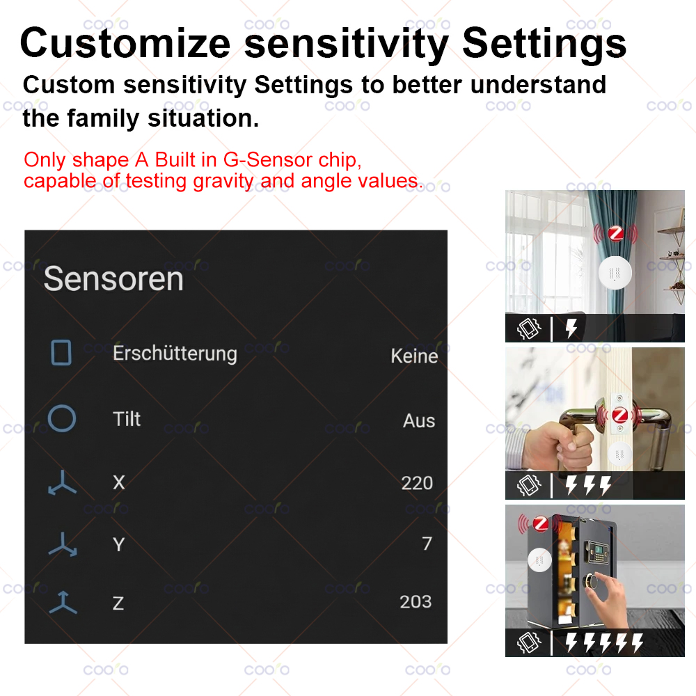 ZigBee 3.0 Vibration Sensor Re - Smart Home Zigbee 3.0 avaliação e preço