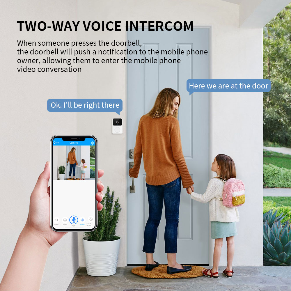 H5 Wireless Smart Video Doorbe - Smart Home Battery Camera avaliação e preço