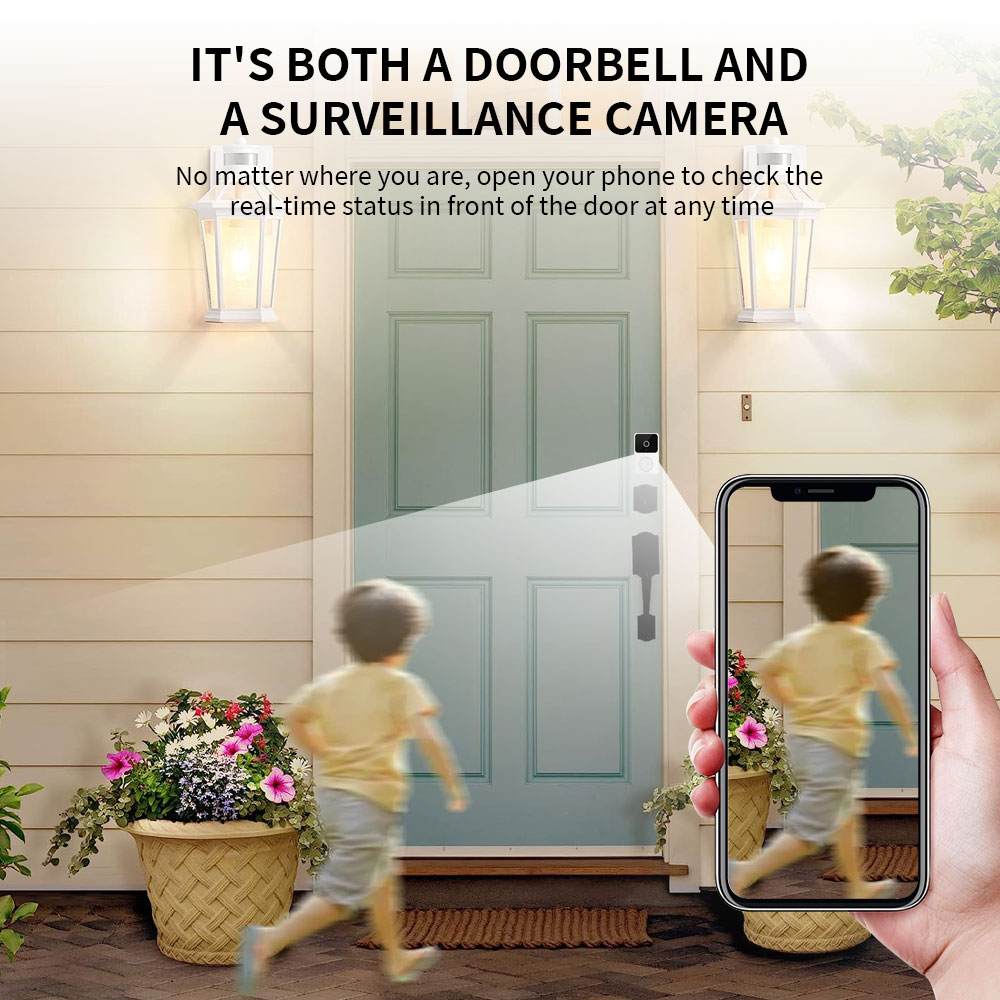 H5 Wireless Smart Video Doorbe - Smart Home Battery Camera avaliação e preço