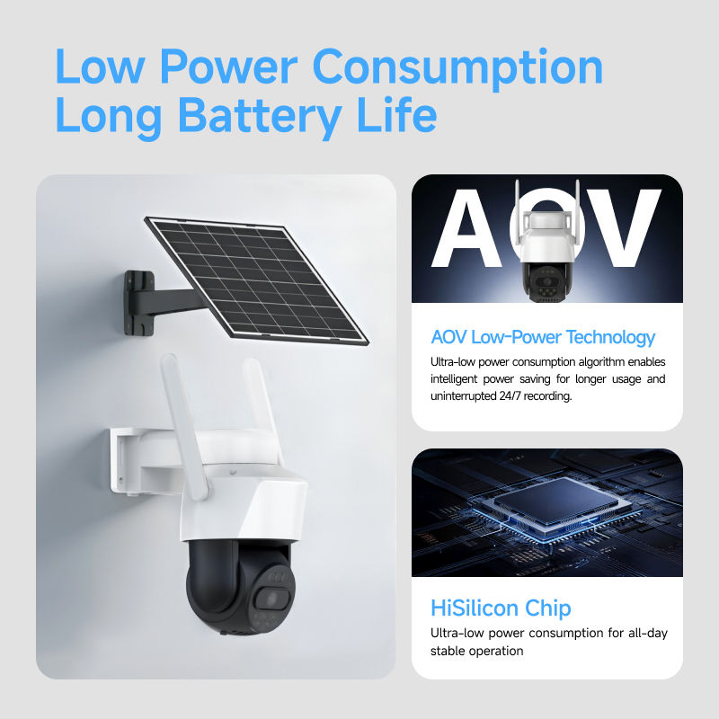 4G LTE Solar Security Camera 5 - Smart Home Battery Camera avaliação e preço