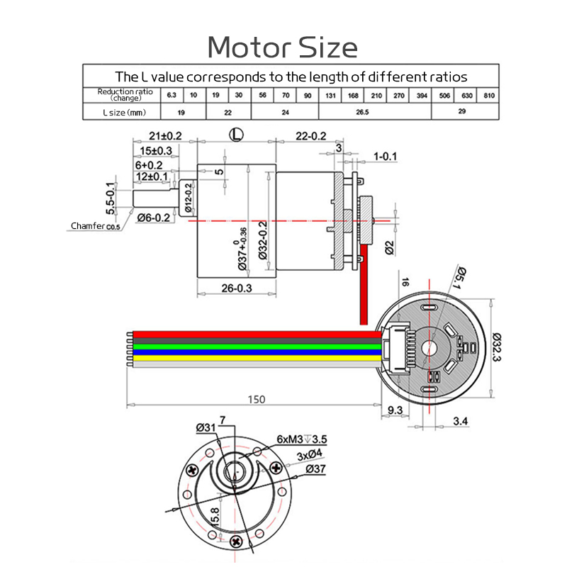JGB37-520 Hall Encoder Smart C - Smart Home Ventilation avaliação e preço