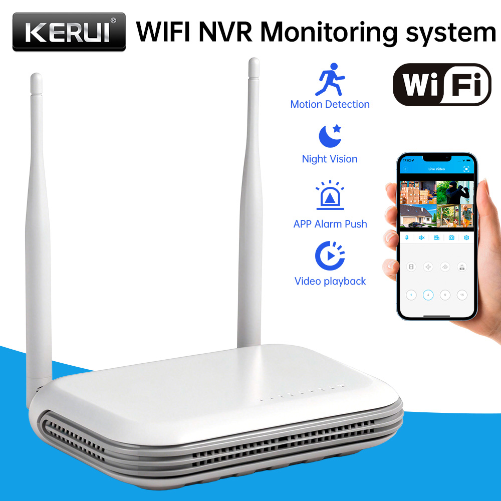 KERUI Mini Network WIFI 8CH NV - Security Ip Camera avaliação e preço