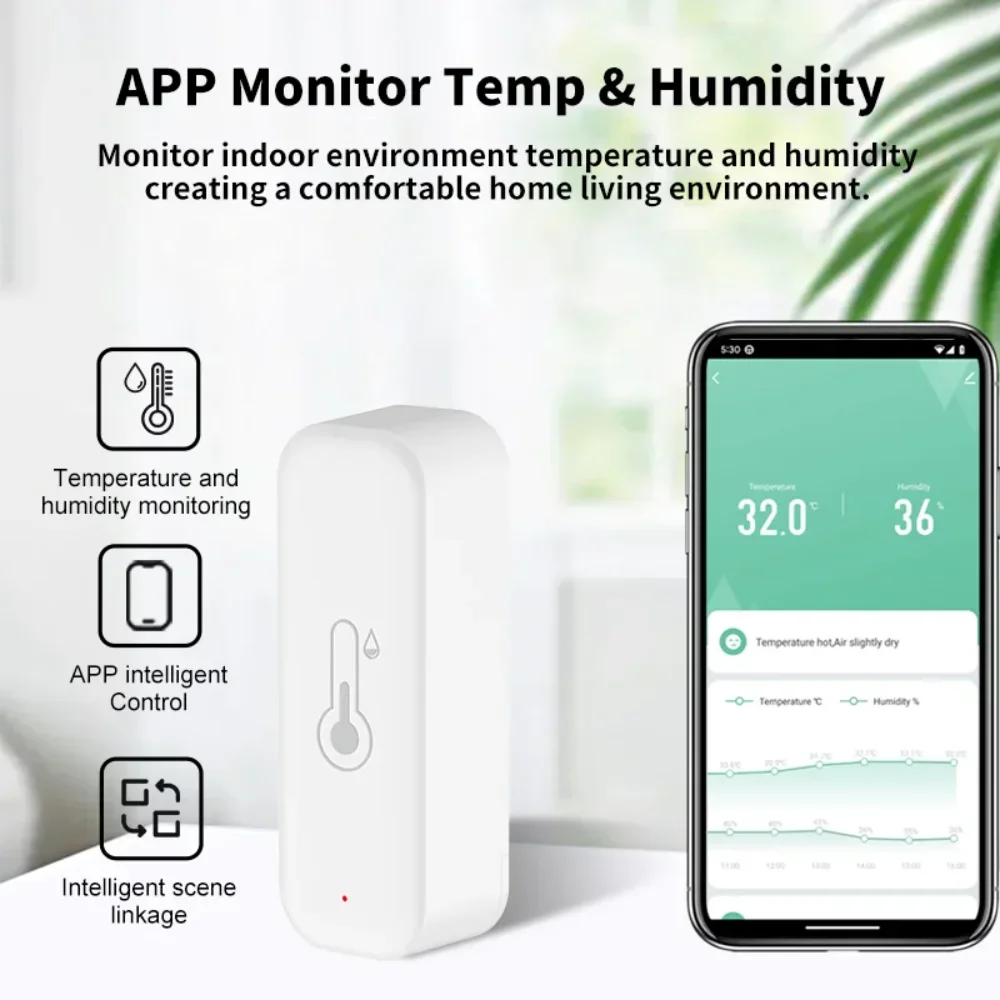 Tuya WiFi Zigbee 3.0 Temperatu - Smart Home Zigbee 3.0 avaliação e preço