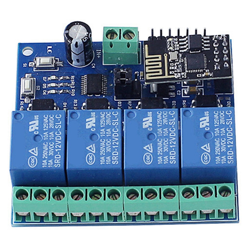 A05E-DC 12V ESP8266 ESP-01 4-C - Smart Home Esp8266 avaliação e preço