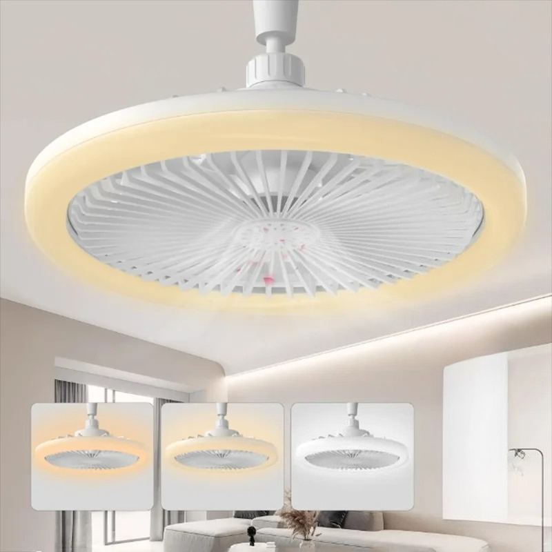 Modern Small Ceiling Fan Light - Smart Home Ventilation avaliação e preço