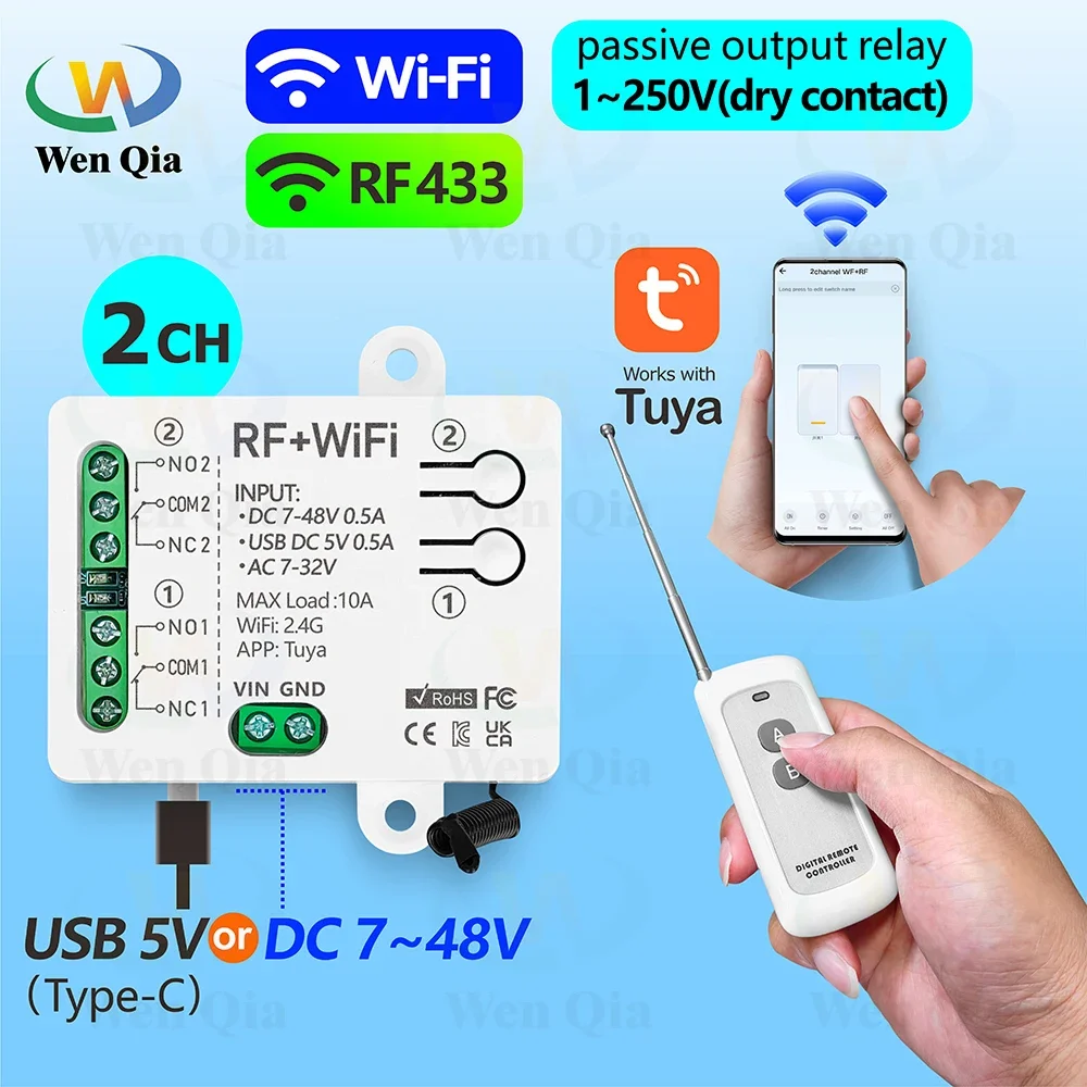 2CH Smart Light Switch Tuya,Wi - Smart Home Ventilation avaliação e preço