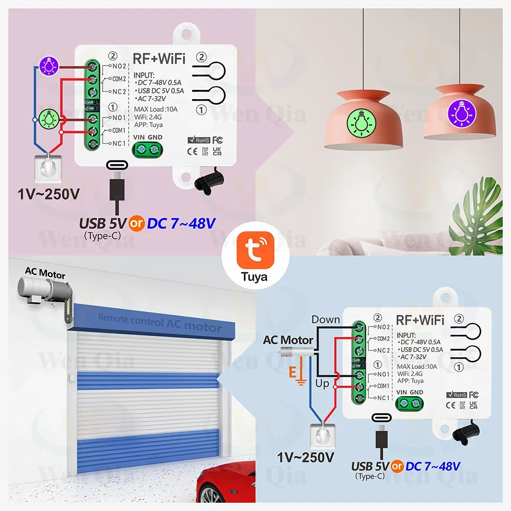 2CH Smart Light Switch Tuya,Wi - Smart Home Ventilation avaliação e preço