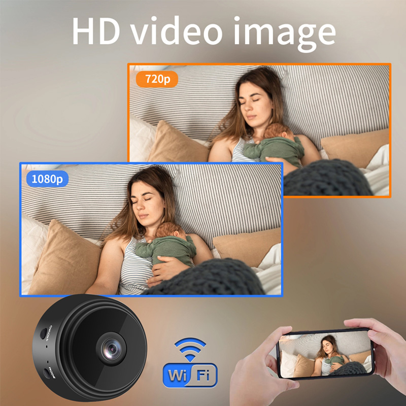 1080P HD Mini WiFi Camera Baby - Security Ip Camera avaliação e preço