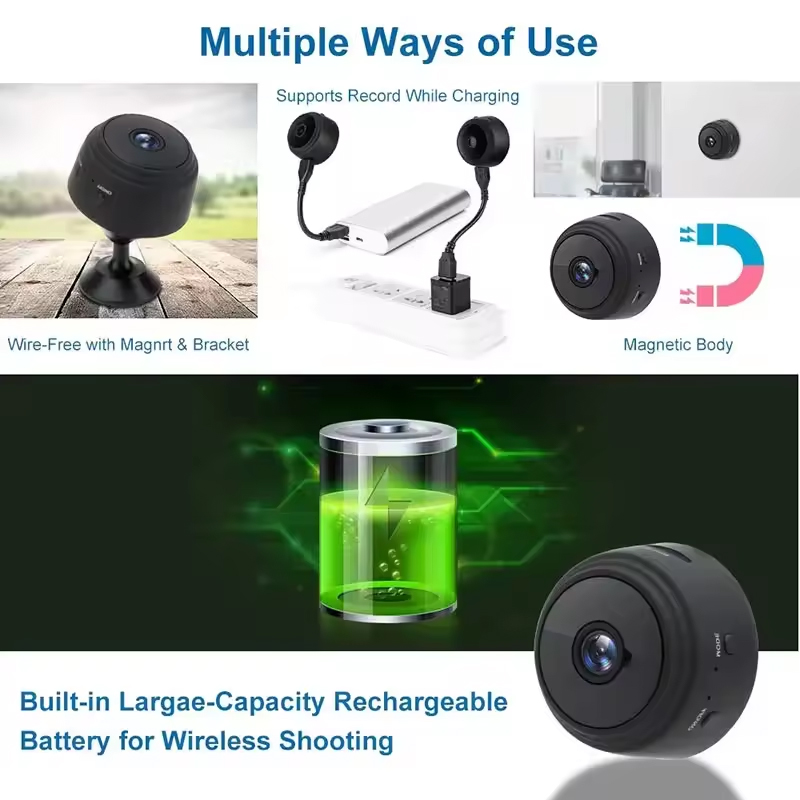 1080P HD Mini WiFi Camera Baby - Security Ip Camera avaliação e preço