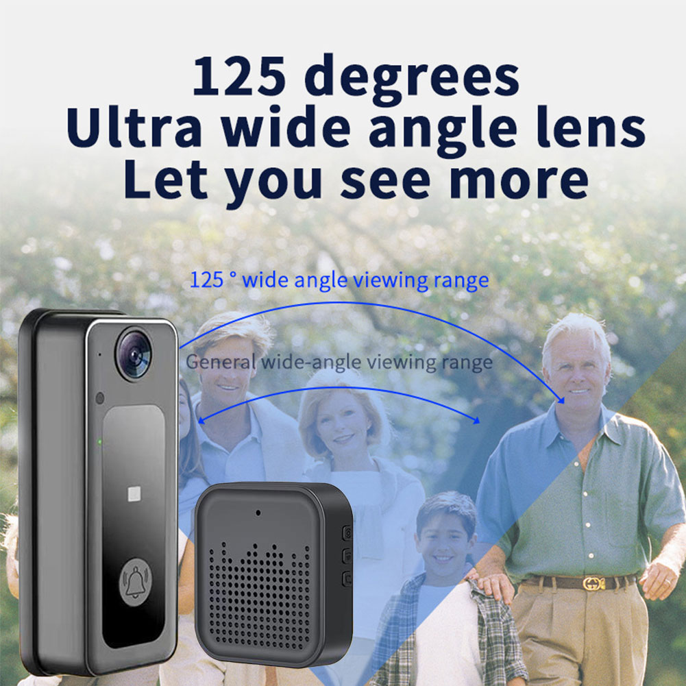 Wireless Camera Doorbell Two-W - Smart Home Battery Camera avaliação e preço