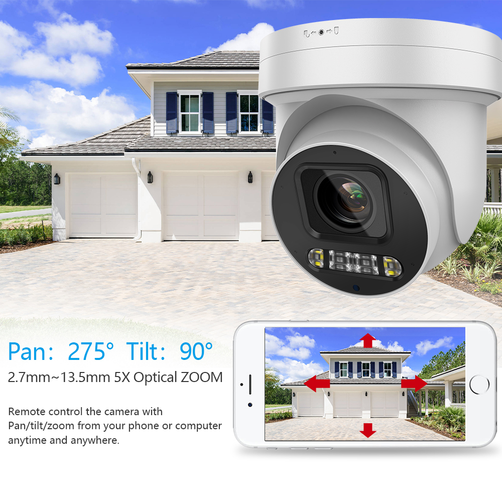 8MP 5X Zoom PTZ Camera POE Sma - Smart Home Hikvision avaliação e preço