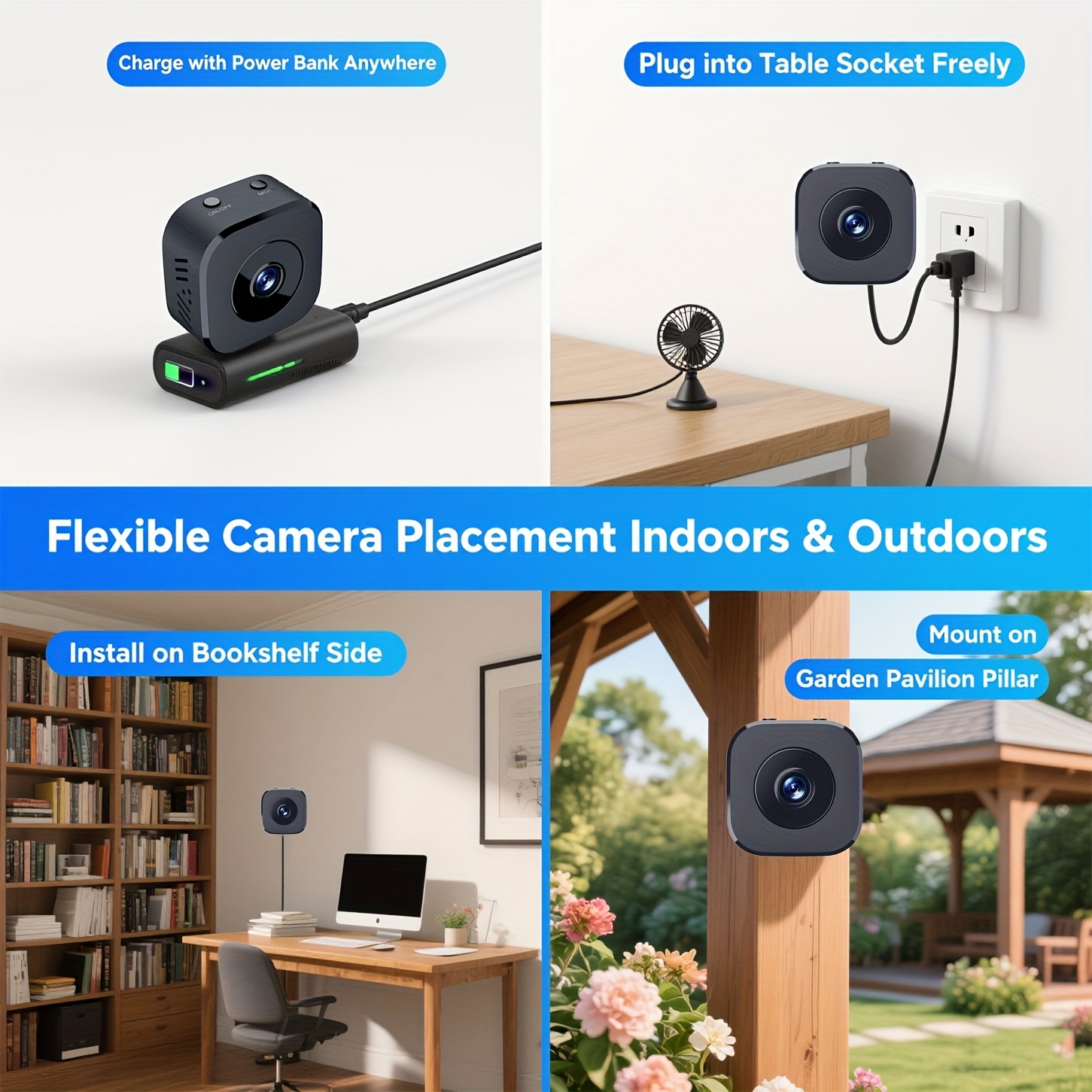 1080P HD Mini WiFi Camera Indo - Security Ip Camera avaliação e preço
