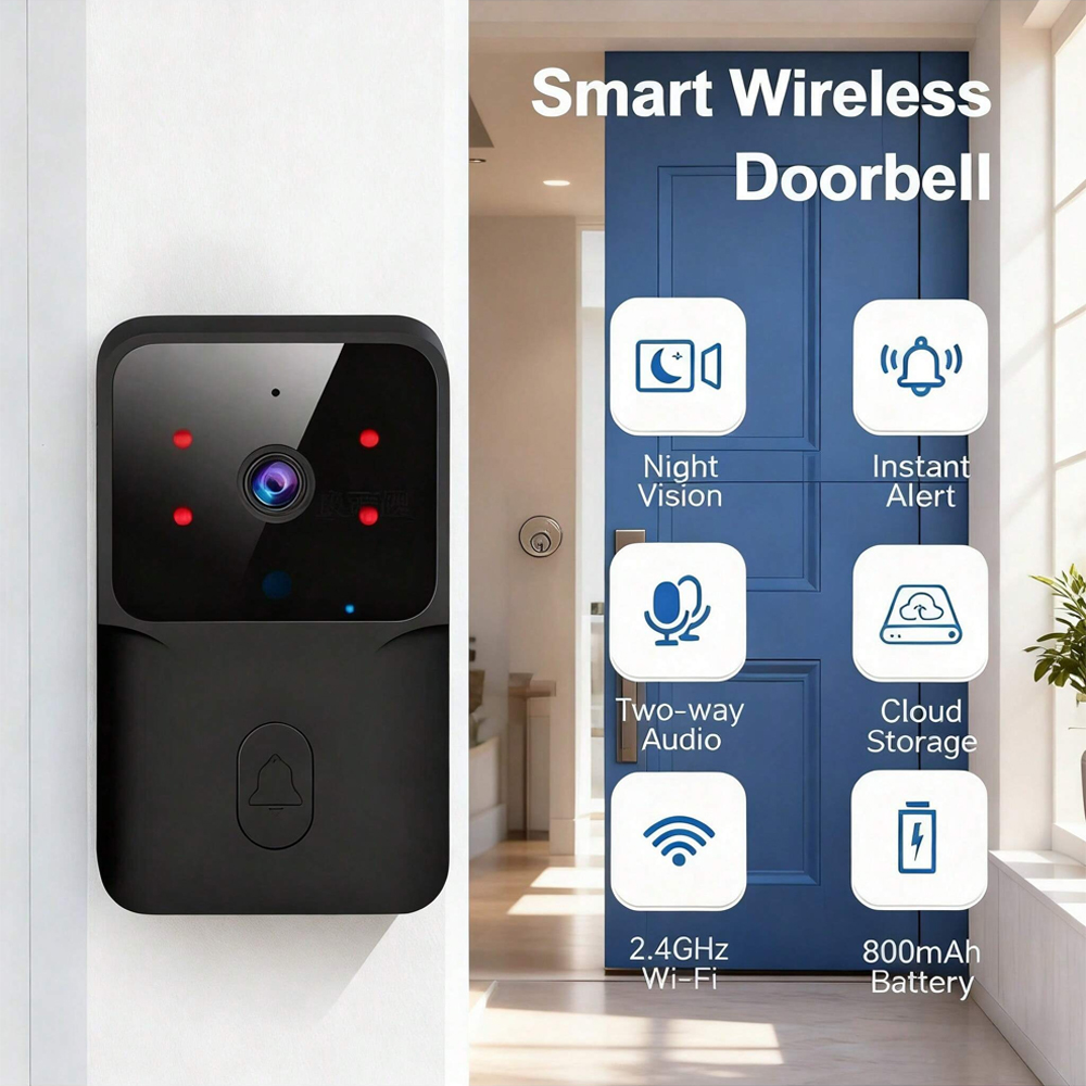 Smart WiFi Wireless doorbell I - Smart Home Video Doorbell Installation avaliação e preço