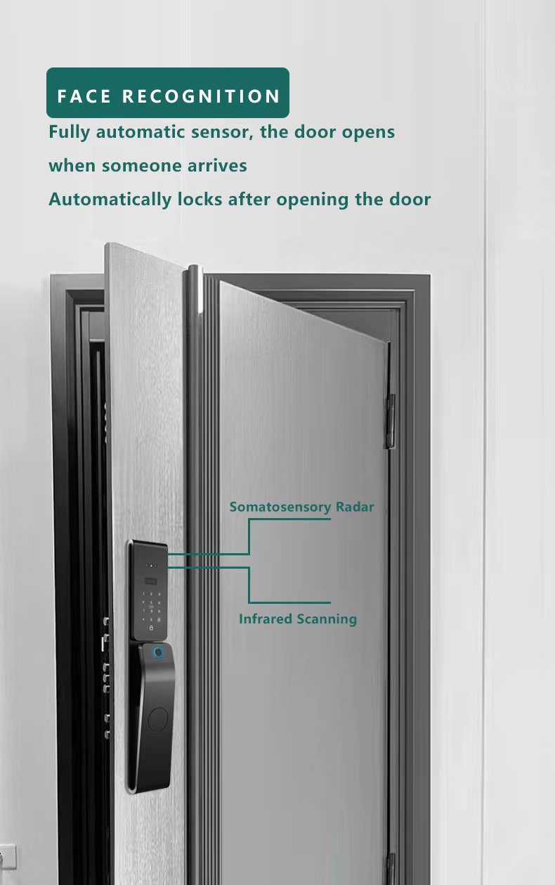 Smart Door Lock Palm Vein 3D F - Smart Home Battery Camera avaliação e preço