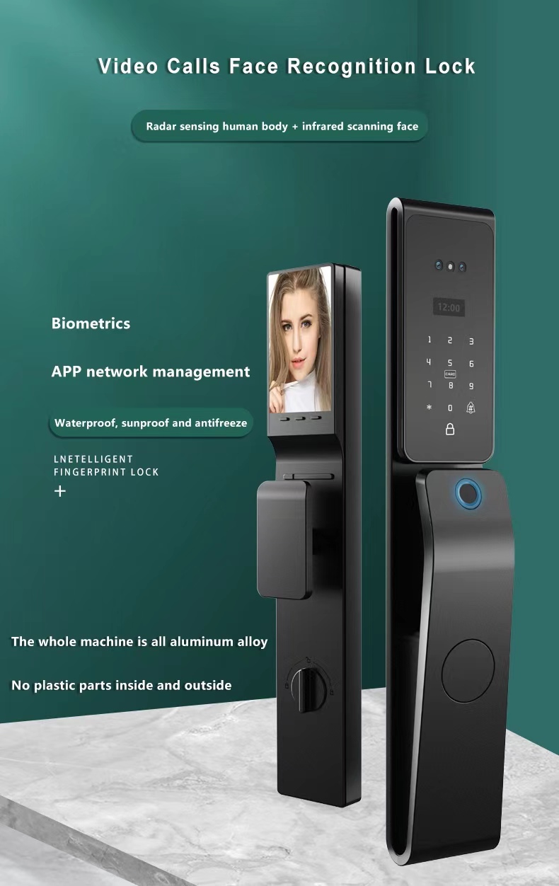 Smart Door Lock Palm Vein 3D F - Smart Home Battery Camera avaliação e preço