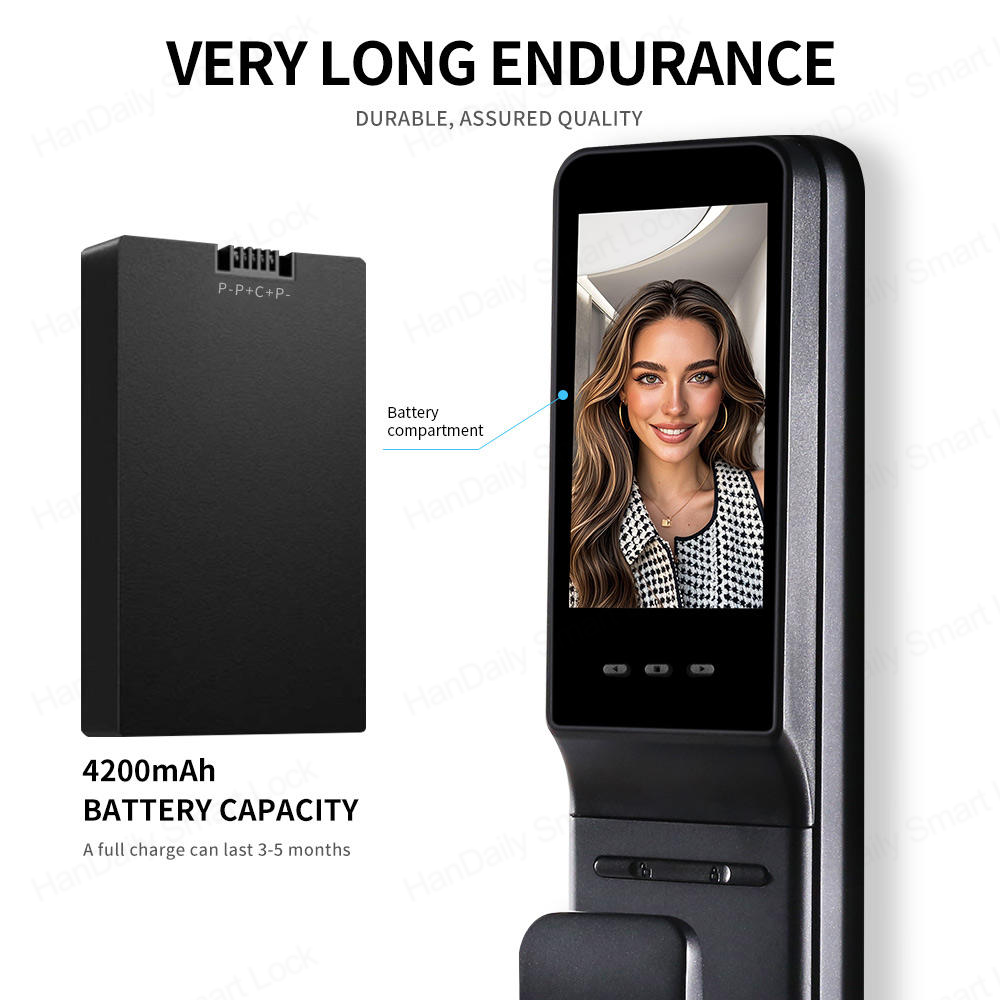 Waterproof Tuya 3D Face Recogn - Smart Home Battery Camera avaliação e preço