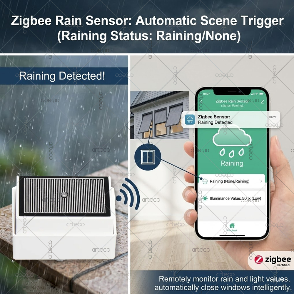Smart Zigbee 3.0 Rain Drop Sen - Smart Home Zigbee 3.0 avaliação e preço