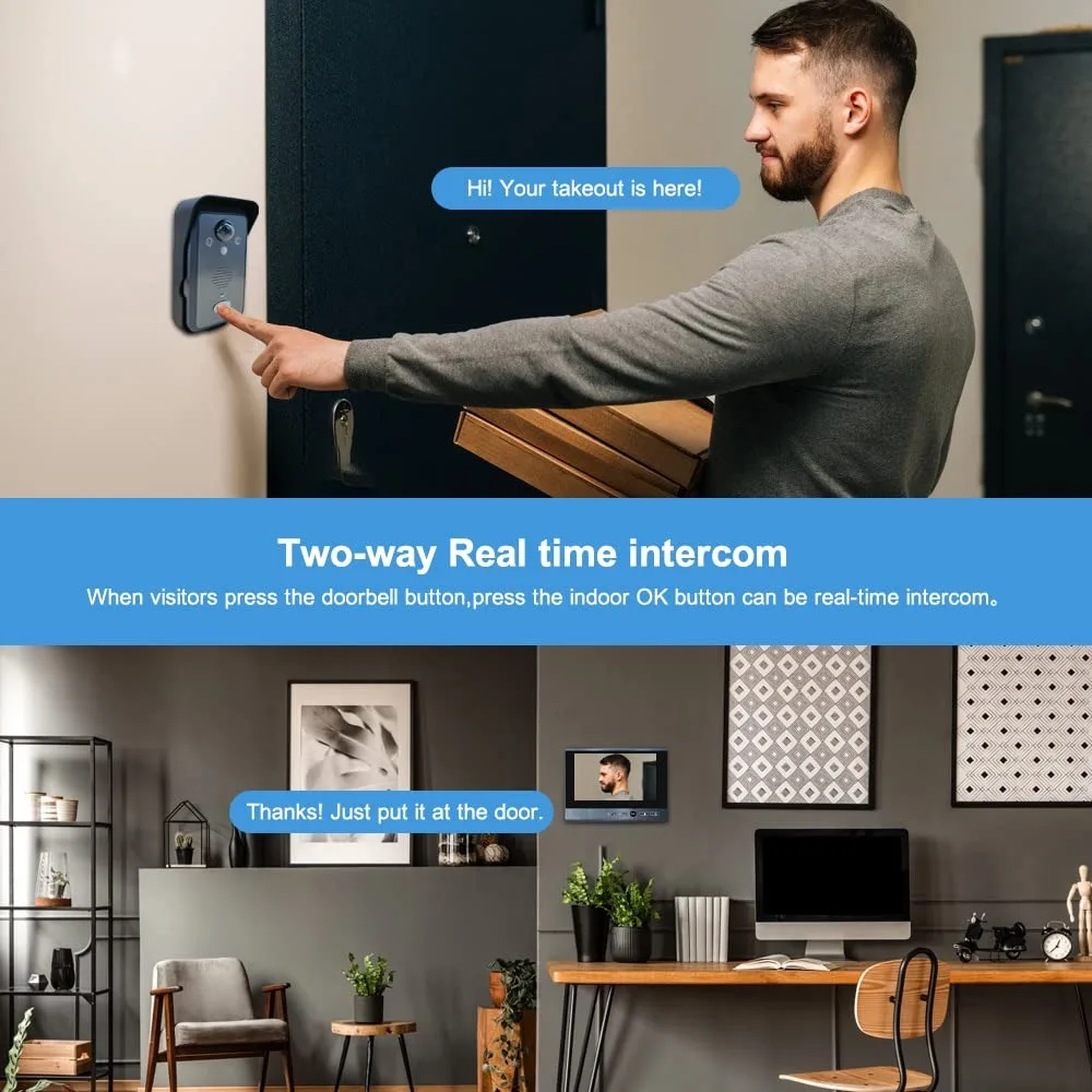 ANJIELO Tuya Smart 1080P Video - Smart Home Video Doorbell Installation avaliação e preço