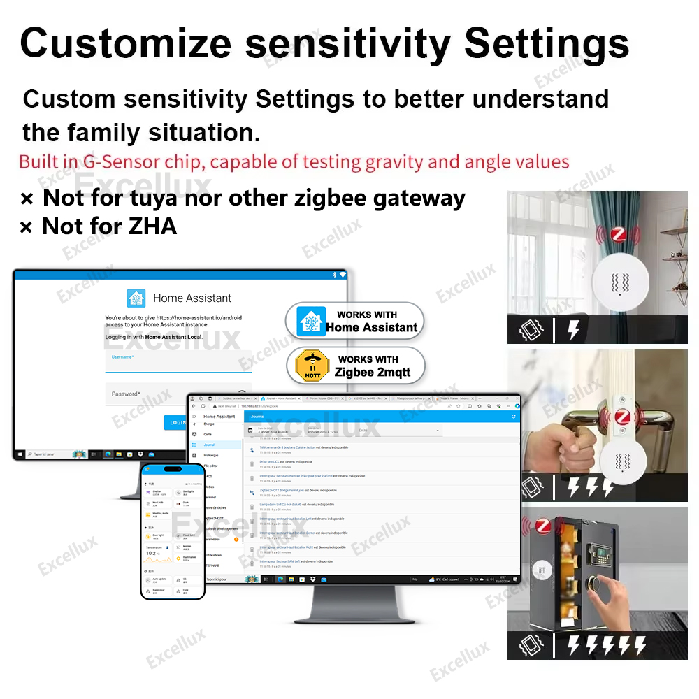 Zigbee 3.0 Smart Vibration Sen - Smart Home Zigbee 3.0 avaliação e preço