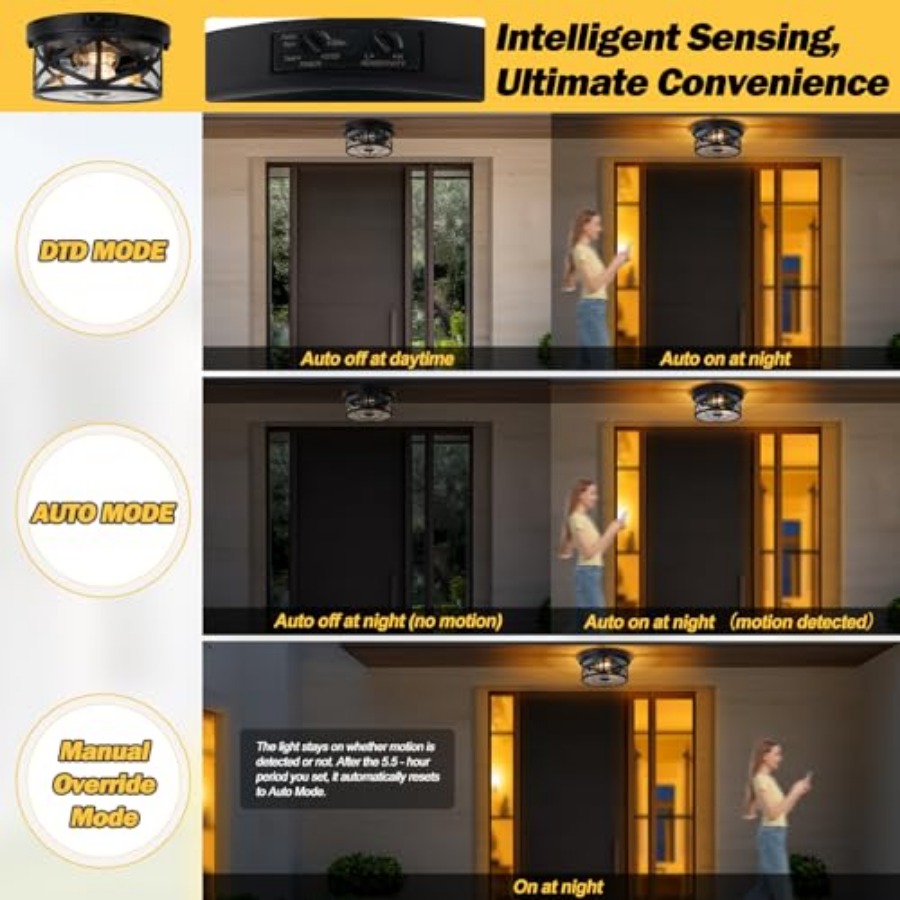 Motion Sensor Outdoor Ceiling  - Motion Sensor Light avaliação e preço