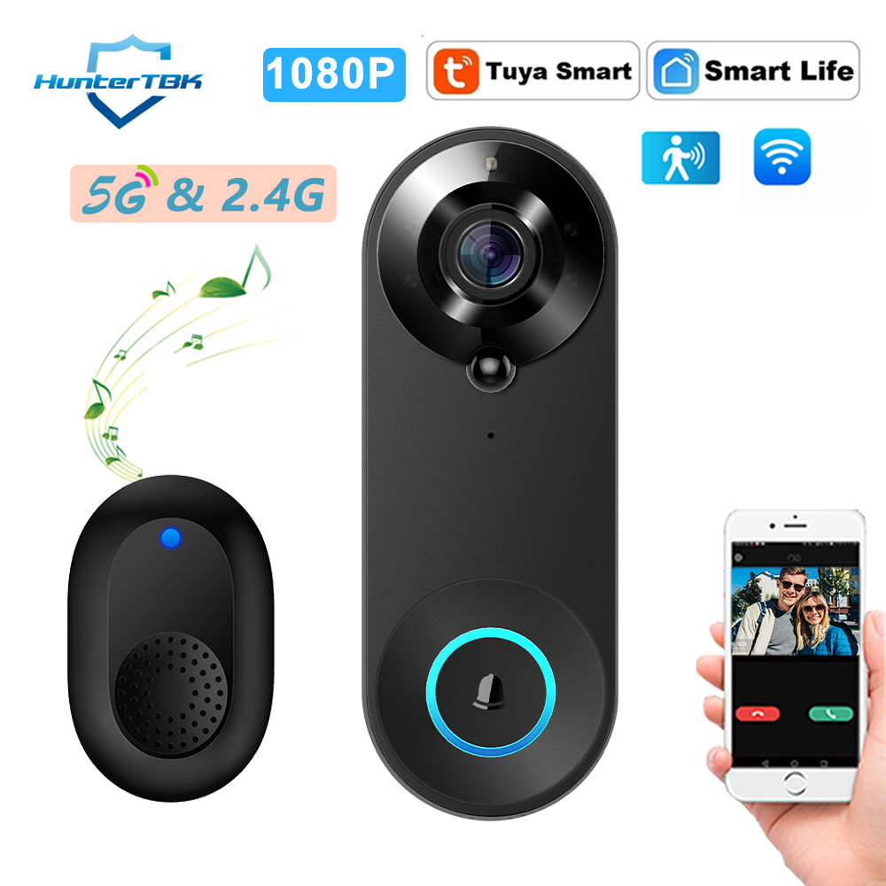 5G 2.4G WiFi Video Doorbell 10 - Smart Home Battery Camera avaliação e preço