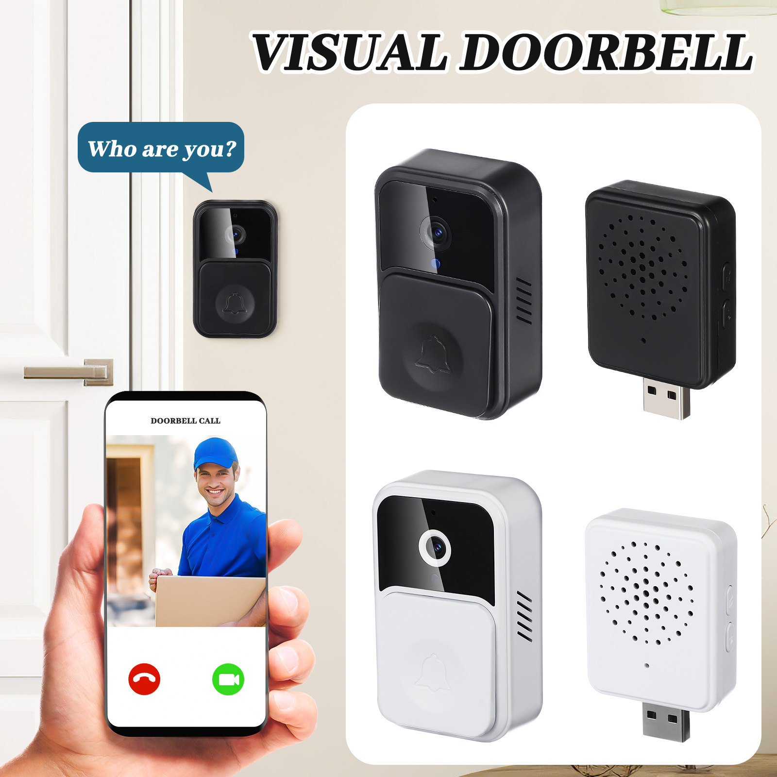 Wireless Video Doorbell Smart  - Smart Home Video Doorbell Installation avaliação e preço