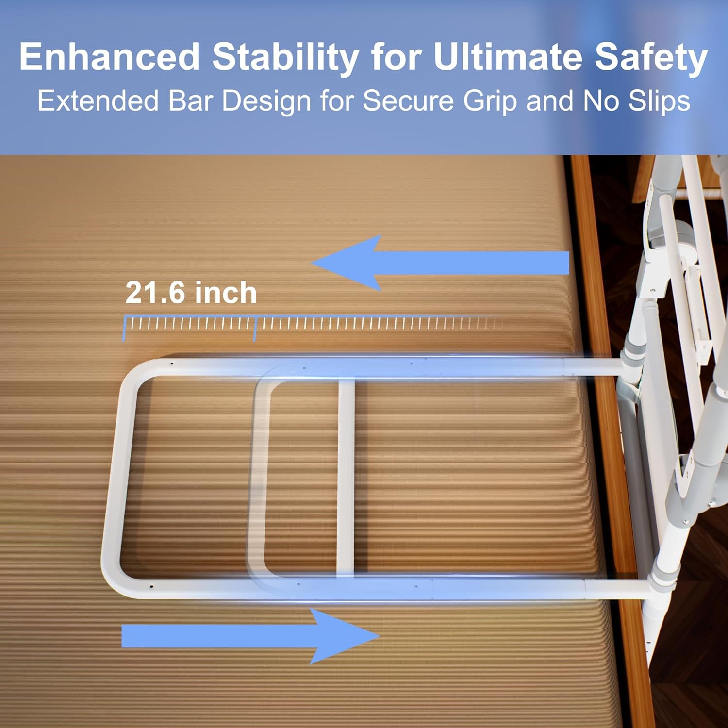 Foldable Bed Rail for Elderly  - Motion Sensor Light avaliação e preço