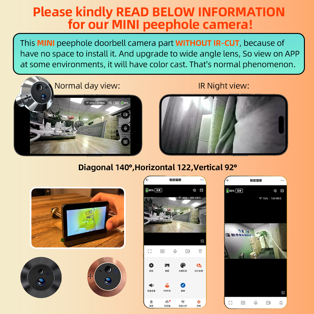 Mini Two Way Audio 3MP Tuya Sm - Smart Home Battery Camera avaliação e preço