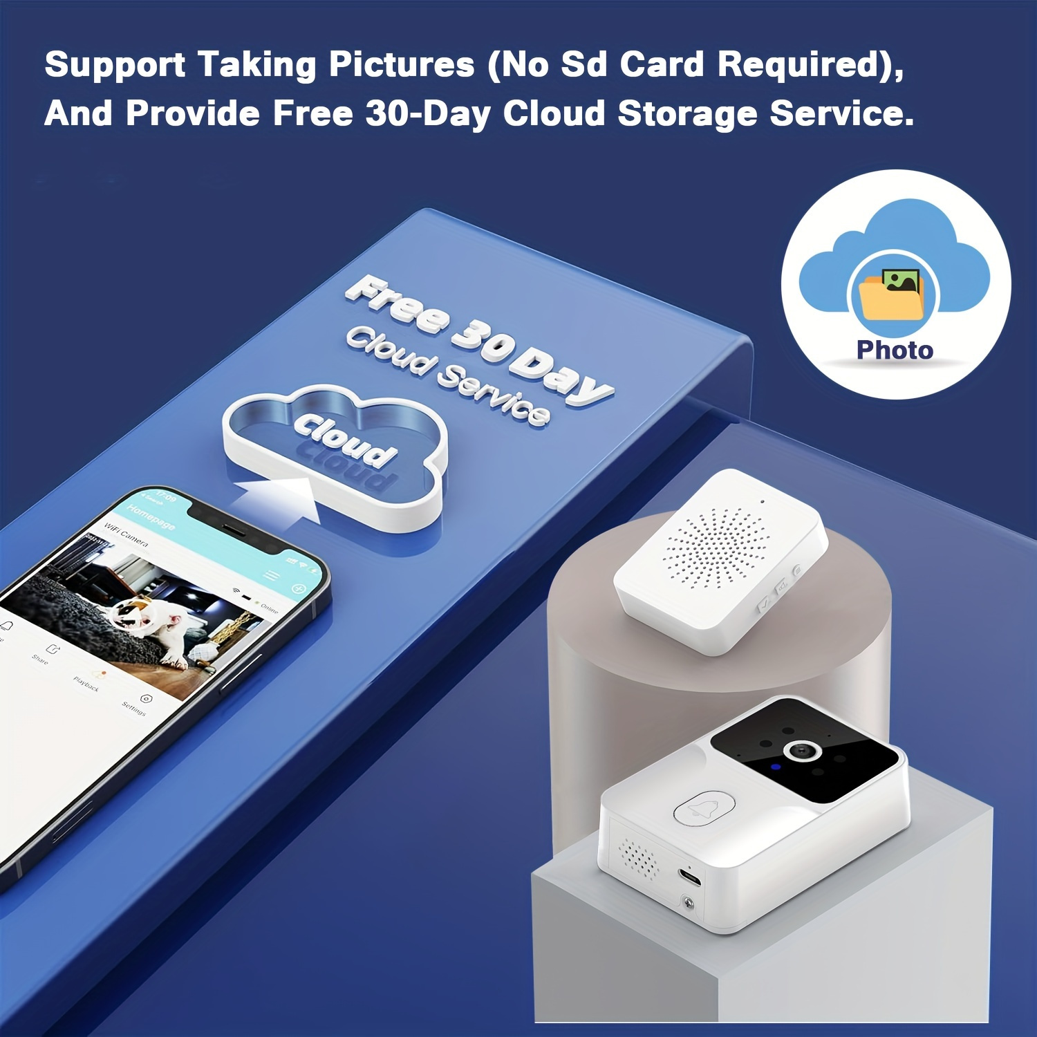 tuya Wireless smart video door - Smart Home Battery Camera avaliação e preço